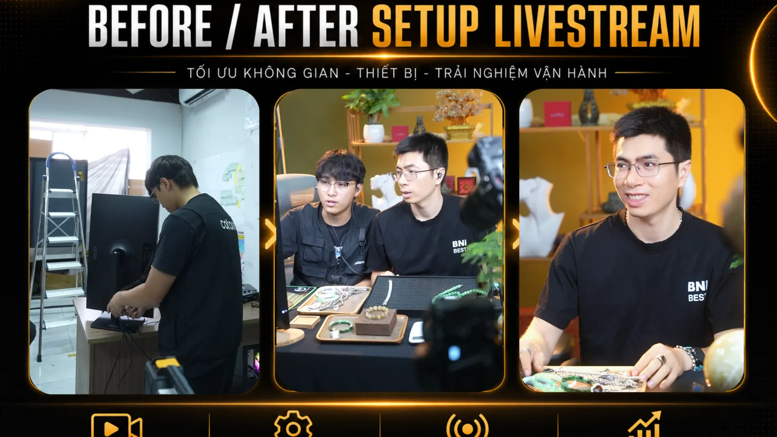 Ảnh bìa bài viết Case phòng livestream cho chuyên gia tài chính: rõ tư vấn, gọn vận hành