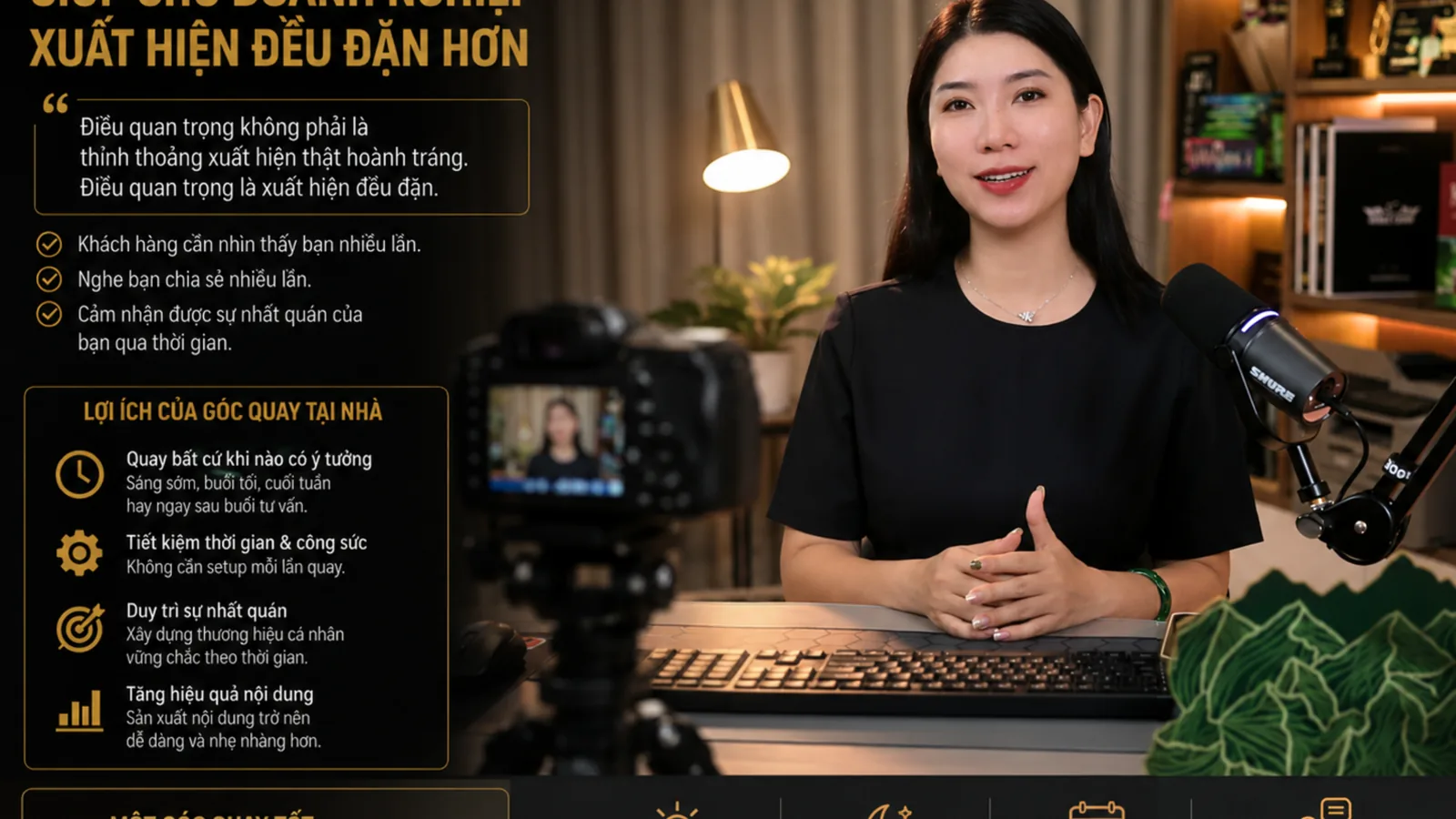 Ảnh bìa bài viết Xây phòng livestream tại nhà cho chuyên gia và doanh nghiệp